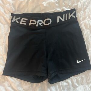Nike Women's Black Pro Athletic Shorts